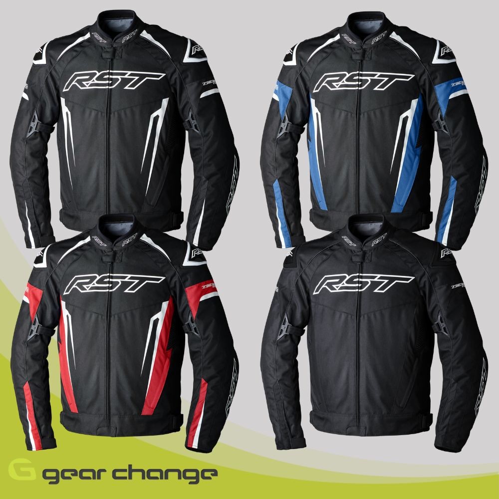 RST Tractech Evo Mens Leather Motorcycle Motorbike Jacket