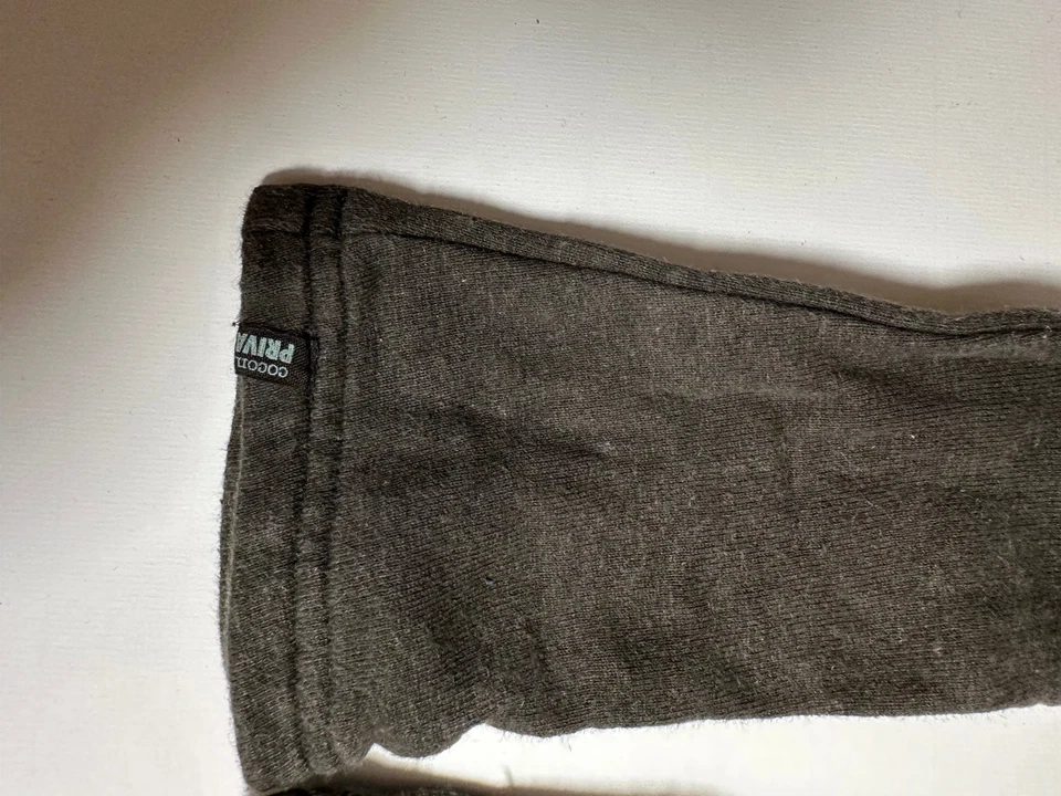 cocon.commerz PRIVATSACHEN WOLFRAND Armstulpen aus HANFSWEAT in braun - Onesize - Bild 2 von 4