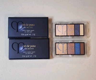 CS Cle De Peau Beaute Eye Color Quad Refill Set Of 2 New In Box