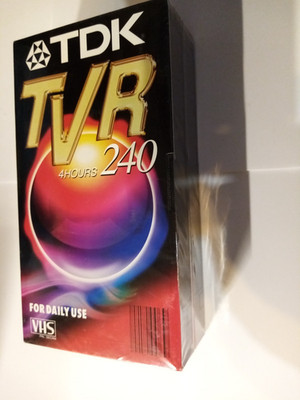 TDK TVR  4 Hours  240 VHS Videokassette zum bespielen - noch ovp. top- 2x
