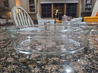 PYREX VINTAGE Casserole Dish Vintage Corning USA 702 1.8L 2 Quart Clear Oval