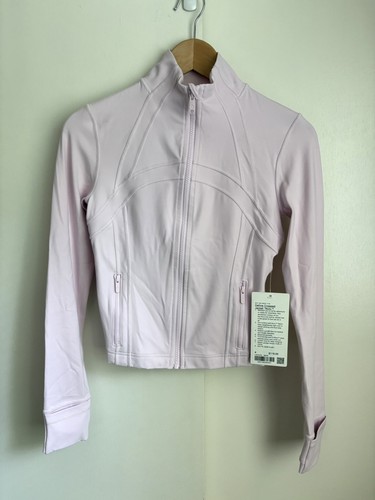Lululemon Cropped Define Jacket * Nulu MEADOWSWEET PINK RARE NWT