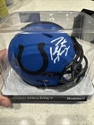 New ListingPeyton Manning Signed Indianapolis Colts Rave  Mini Helmet Fanatics COA NFL A