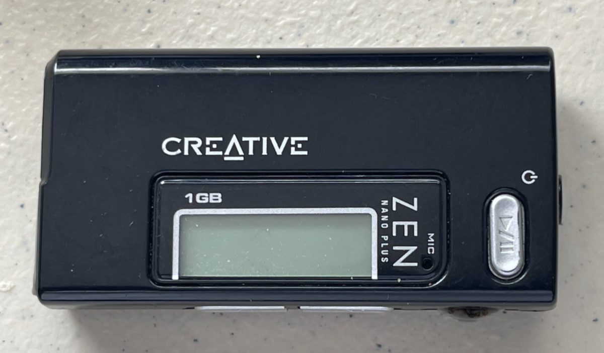 Creative ZEN Nano Plus FM Radio Voice Recorder 1GB MP3 WMA Media