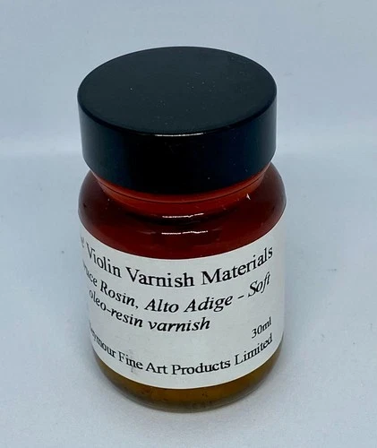 VIOLIN VARNISH, 'RED SPRUCE' FROM THE PICENE RANGE, READY TO USE