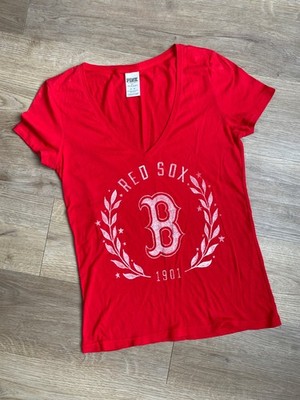 Red Sox Victoria s Secret PINK v neck tee