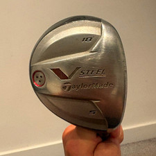 TaylorMade V Steel 5-Wood 18° Fairway Wood RH R Flex Graphite Shaft
