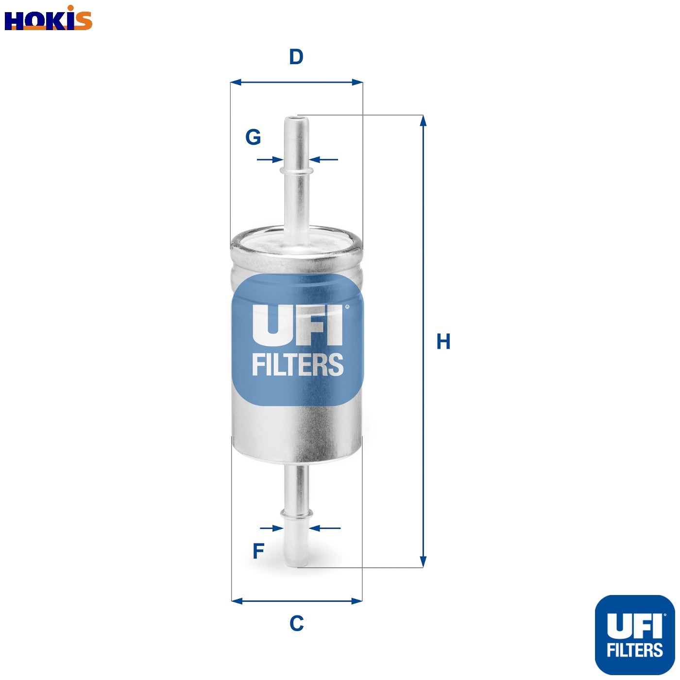 UFI Fuel Filter FIAT,HONDA,ALFA ROMEO 31.740.03 51817983 - Image 5