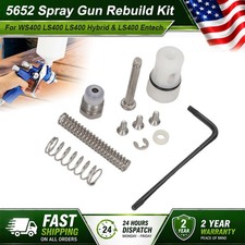 Us Spray Gun Rebuild Kit W Air Fluid Valve Spring 5652 For Iwata Ws400 Ls400