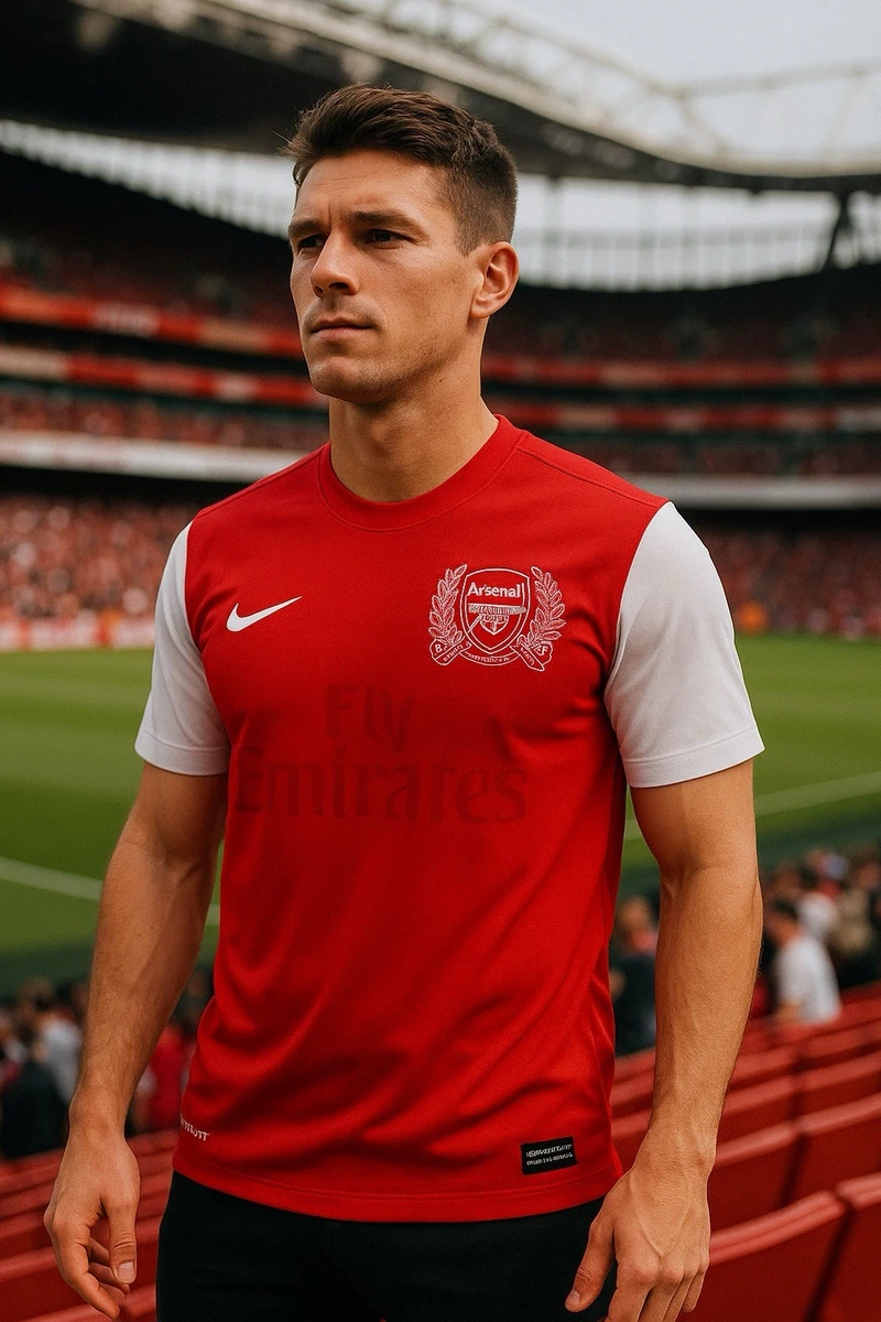 Nike Arsenal White International Club Soccer Fan Apparel and