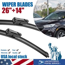 26"+14" Premium All Weather Front Wipers OEM Quality For 2013-2021 Buick ENCORE