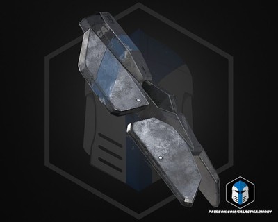 Halo 3 ODST Romeo Shoulder Armor 3D Printed Raw DIY Galactic Armory