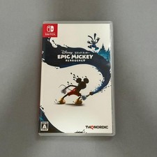 Disney Epic Mickey Rebrushed for Nintendo Switch Video Game from Japan used
