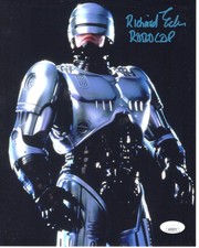Richard Eden signed 8x10 Photo Alex Murphy RoboCop JSA Authentication