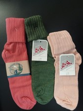 LADIE'S ROLL DOWN ANKLET 3 PR PACK NEW WITH TAGS FITS SOCKS 9-11