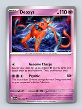 DEOXYS 031/086 UNCOMMON CHAOS RISING POKEMON NM