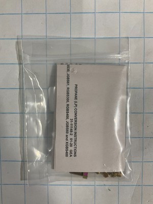 GE JGBS60DEKBB Range (LP CONVERSION KIT) WB28X39141 WB28X26889