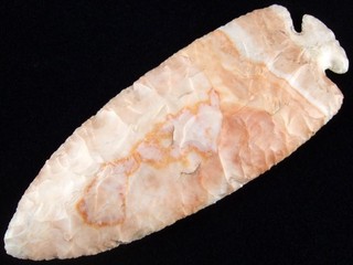 Exceptionally Fine 5 inch G10 Ohio Flintridge Dovetail Point with COA Arrowheads