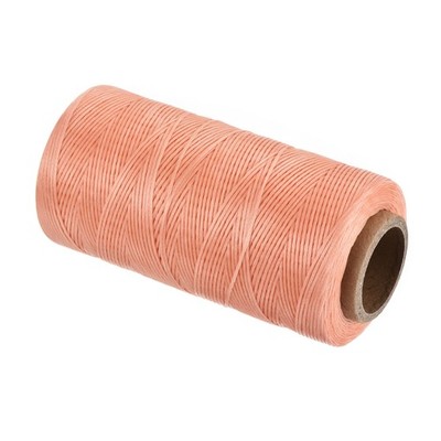 197 Yard 1mm 210D Flat Waxed Thread Polyester, Light Pink