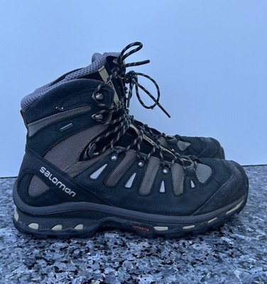 Salomon Quest 4D GTX Forces 2 Mens 13 Green Black Hiking Goretex