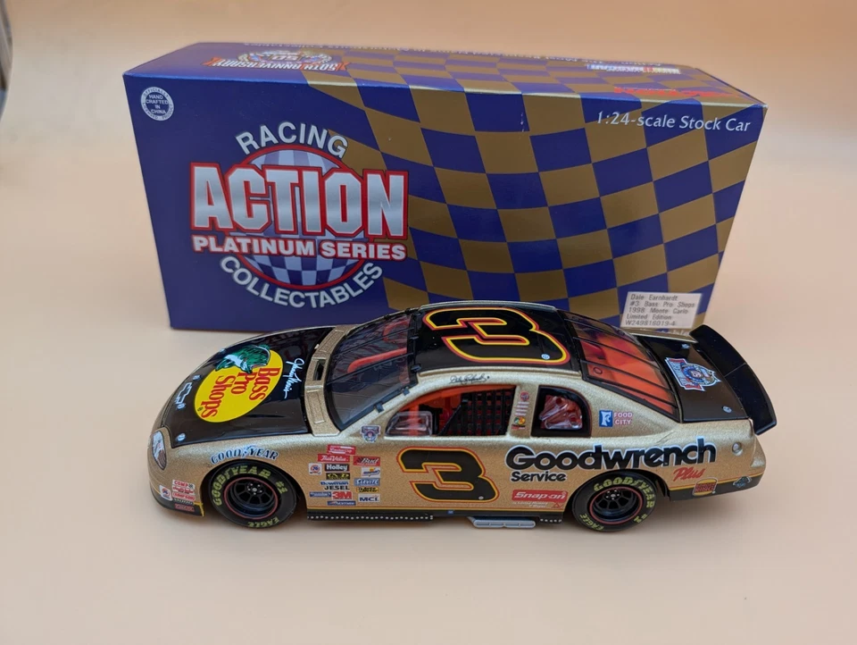 Lote De #3 Dale Earnhardt - (2) 1:24 Diecast 1995 Winston, 1997 50th Ann, Puzzle Foto 3 de 4
