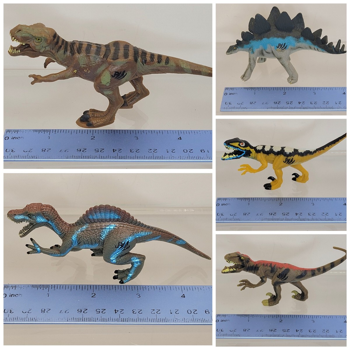 その他 Jurassic Park III p706p5g JURASSIC PARK 3 Camo Xtreme 5 Figure Set Hasbro 2001 T. REX
