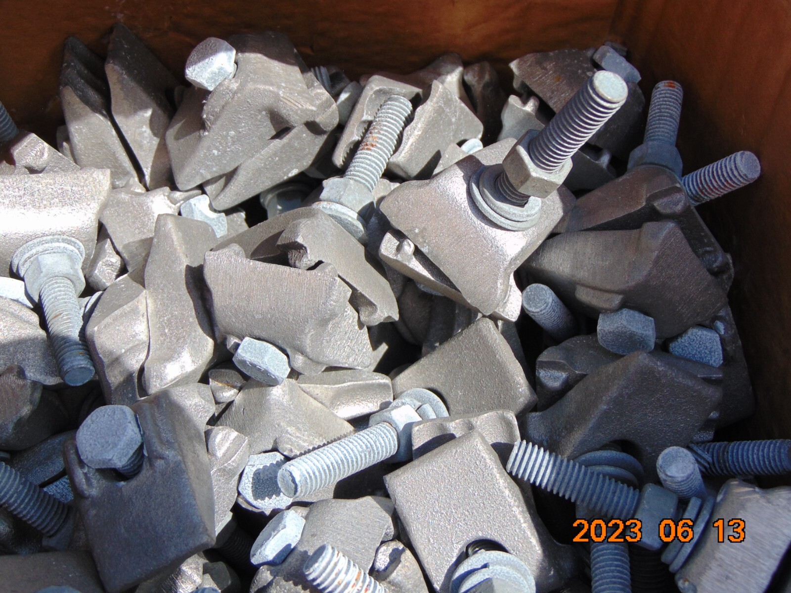 (1) Guy Wire Grounding BONDING CLAMP RBC-600 5/8"-1" TWINEYE RODS LINE HARDWARE