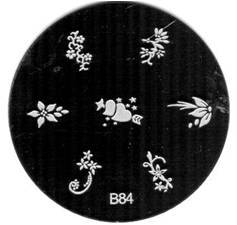 LIBERA SELEZIONE 16 stencil nail art stampaggio raschietto timbro unghie NUOVO - Foto 9 di 18