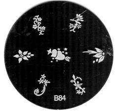 LIBERA SELEZIONE 16 stencil nail art stampaggio raschietto timbro unghie NUOVO - Foto 9 di 18