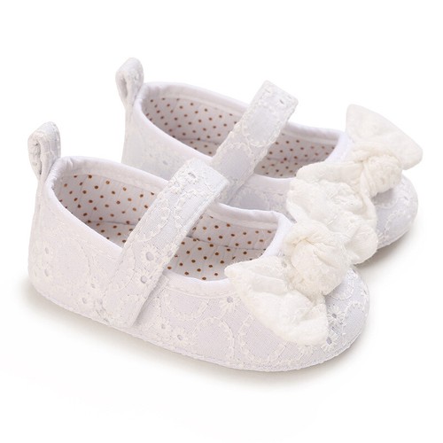 Neugeborenes Baby Mädchen Kinderwagen Schuhe Säugling Kinder Prinzessin Schleife Kleid Outfit Schuhe 0-18M - Bild 13 von 15