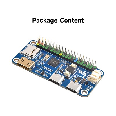 Waveshare RP2040-PiZero Development Board Based On The Raspberry Pi RP2040 264KB
