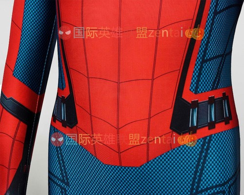 The Spider-Man Homecoming Jumpsuit Spiderman Cosplay Costume Halloween Props New - Picture 5 of 9