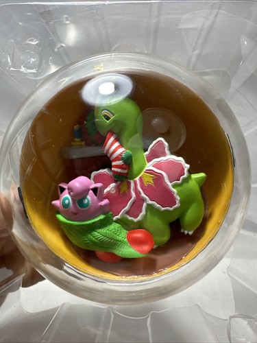 Pokémon Stocking Fun Carlton Cards Christmas Ornament 2001 Jigglypuff Meganium - Picture 6 of 7