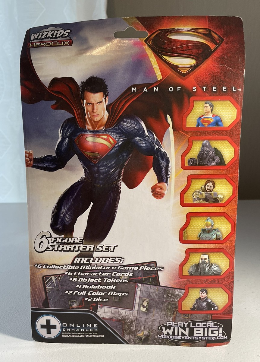 HeroClix Man of Steel 6 Figure Starter Set *Sealed* WizKids