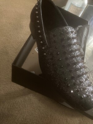 Pair Of (Black with Red Bottom) Moretti Black Label Spike Dres