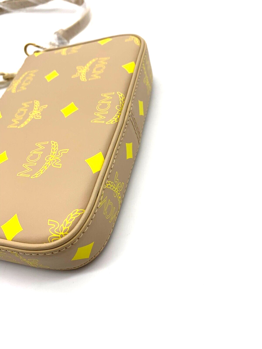 MCM mini color splash logo pouch chain shoulder bag Authentic | eBay
