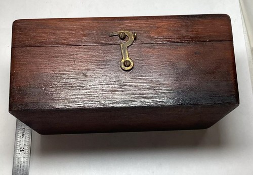 Antique Set Weights For Jewelers Wood Box Complete #401 - Picture 6 of 9