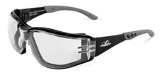 Bullhead CG5 Clear PFT Permanent Anti Fog Safety Glasses Convertible Goggles
