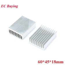 1pcs Heatsink 60X45X18mm Cooler Cooling Fin Aluminum Heat Sink Radiator for LED