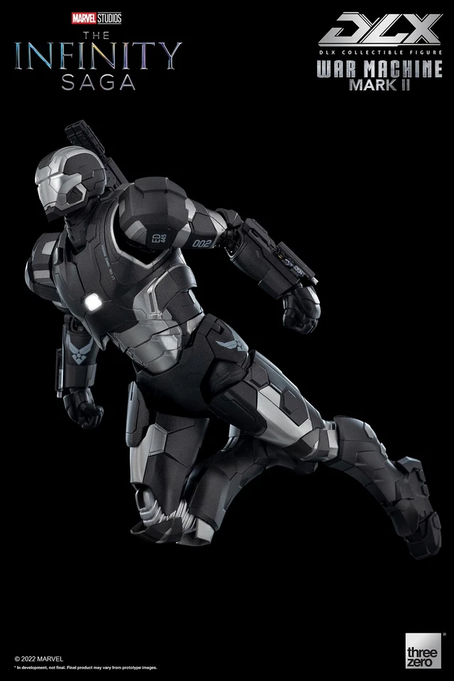 ThreeZero Marvel Studios: The Infinity Saga DLX War Machine Mark 2 Action Figure - Image 2 of 4