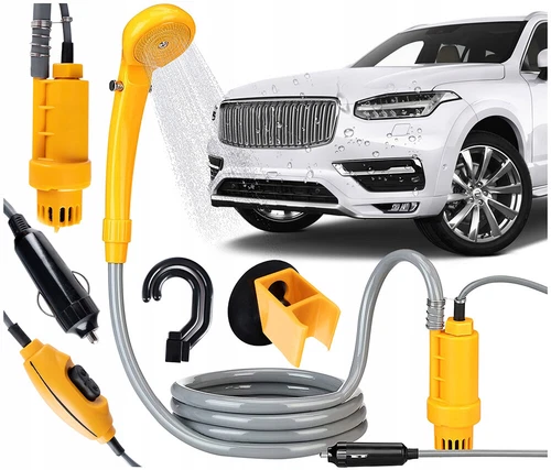 12V Camping Car Shower Spray Pump Kit Portable Vehicle Outdoor Travel Hiking Set - Picture 4 of 15