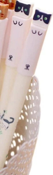 3 bolígrafos de gel para gatos punta extra fina .38 mm naranja, gris, blanco y negro ¡ENVÍO DESDE NOSOTROS! 🐈 🐾 Foto 4 de 4