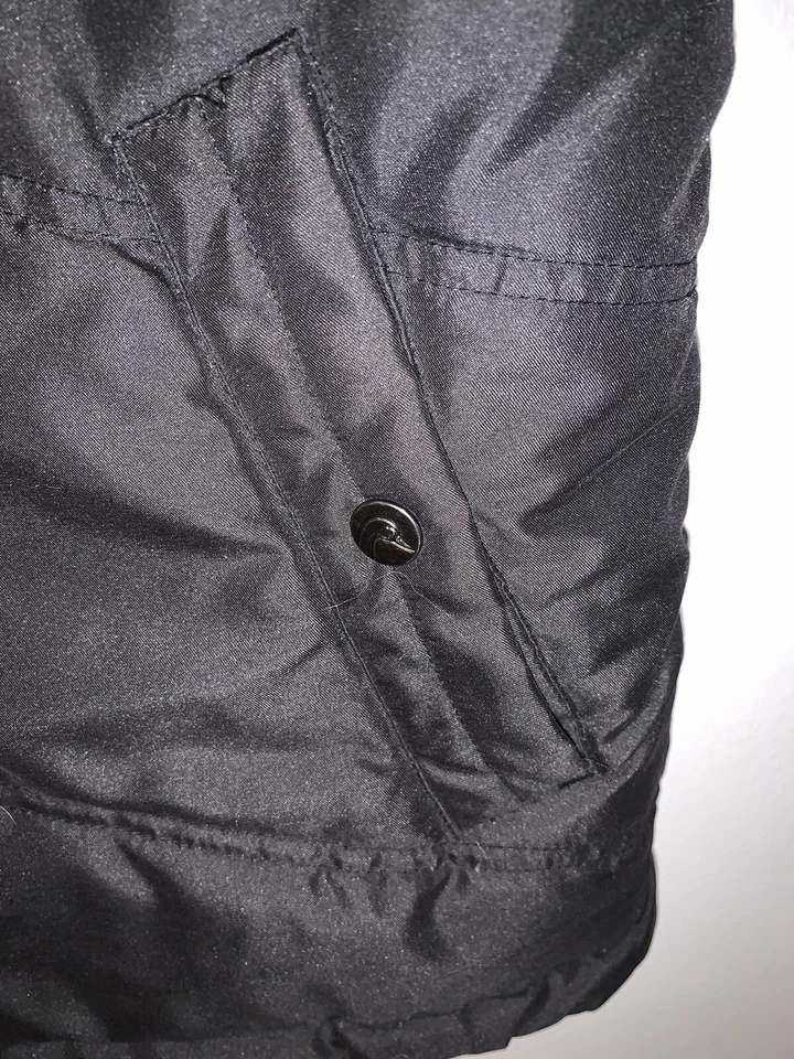 Vintage Men’s Ducks Unlimited Black Puffer Vest Size Small Hunting Outdoorsy - Image 4 of 4