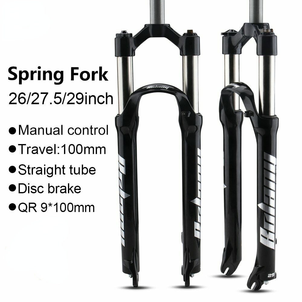 Mountain Bike Front Suspension Spring Fork Travel