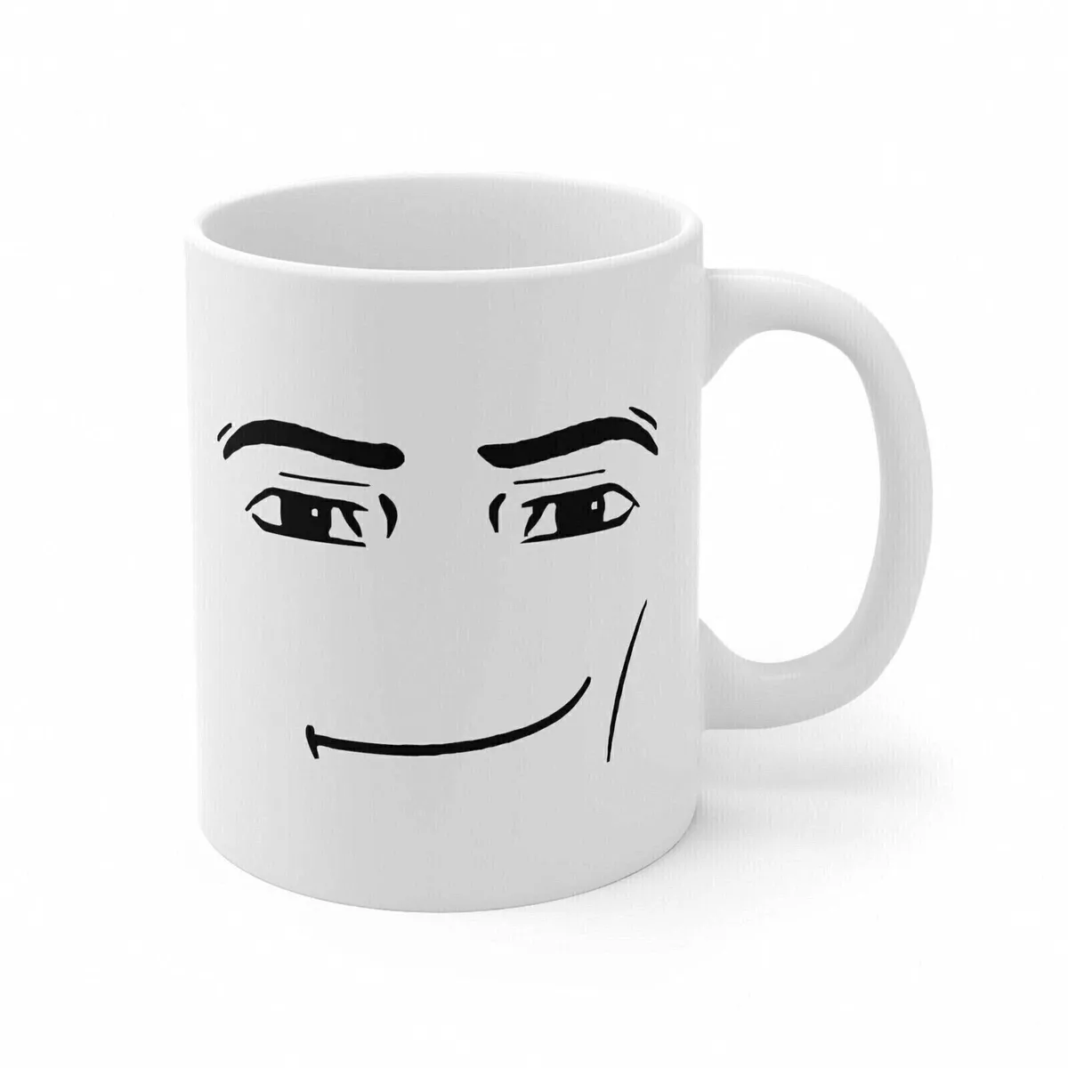 Roblox Man Face Mug 11oz Funny Ceramic Coffee Mug Gift for Family