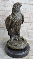 Statue Sculpture Eagle Bird Wildlife Art Deco Style Art Nouveau Style Bronze Art