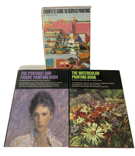 Lot of 3 Painting Books by Wendon Blake Acrylic Watercolor Portrait Figure