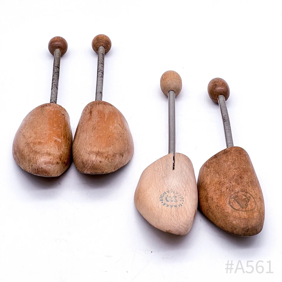 4x Vintage Schuhspanner aus Holz u.a. Marke Salamander Größe 37/38 - Bild 3 von 4