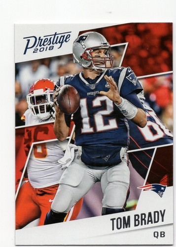 TOM BRADY 2018 Panini Prestige Base #75 New England Patriots Football Card