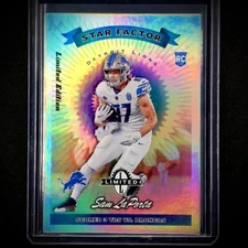 2023-24 Limited Football Sam Laporta RC Rookie 1997 Exposure Edition Star Factor
